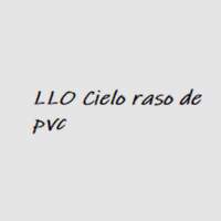 LLO Cielo raso de pvc