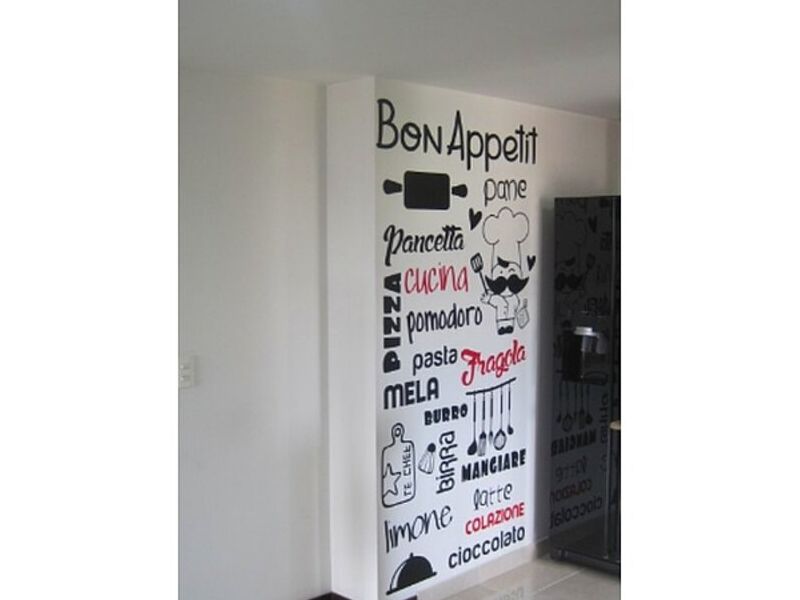 Vinilo decorativo Texto para cocina colombia