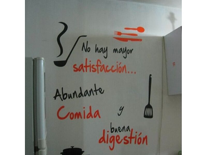 Vinilo decorativo Texto Cocina V3 colombia