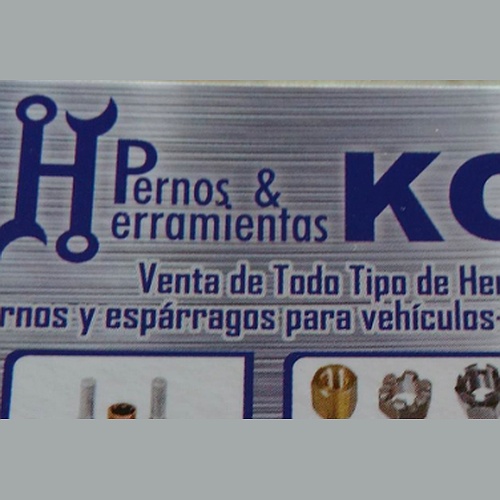 Pernos y Herramientas Koke