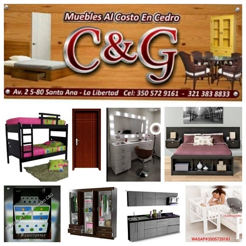 Muebles al costo En cedro C&G
