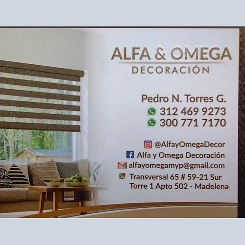 ALFA & OMEGA Decoración