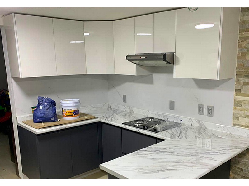 Cocina Integral Blanco Alto Brillo BOGOTA