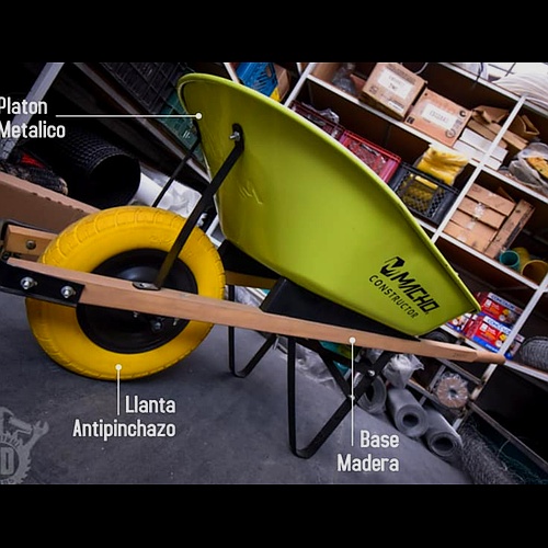 Carretilla con base de madera Colombia Macho