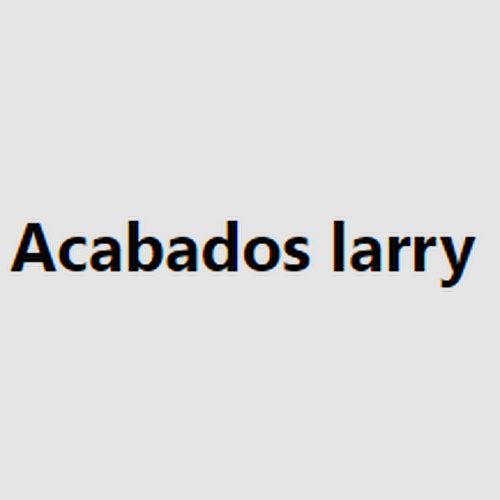 Acabados larry
