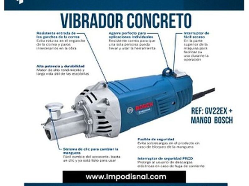 VIBRADOR CONCRETO MOTOR  Colombia